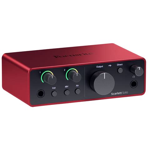 scarlet solo|Focusrite Scarlett Solo 4th Gen USB Audio Interface,。